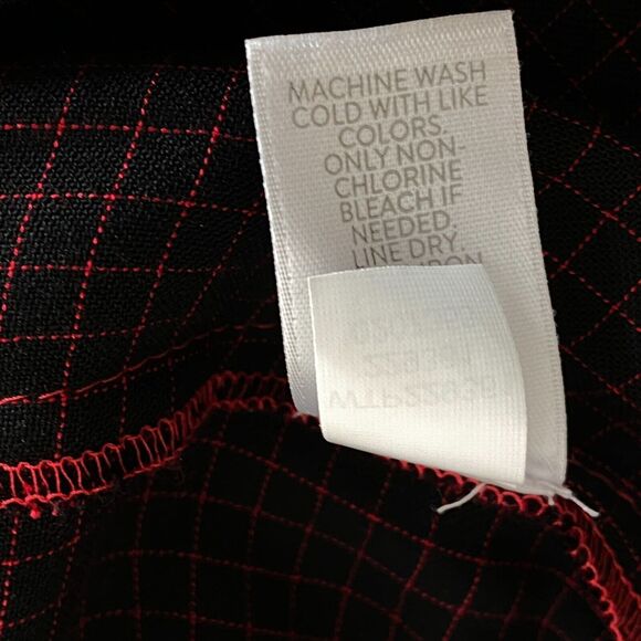 New J. Jill Buffalo Plaid Button Down Side Pocket Tunic Women's Size Small - Picture 7 of 9